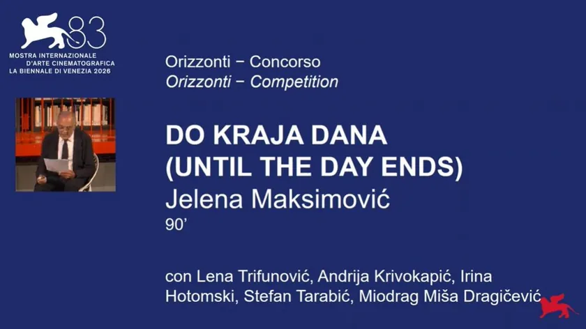 Venecijansko Film Festivali 2026'da Sırp Filmi Yer Alıyor.