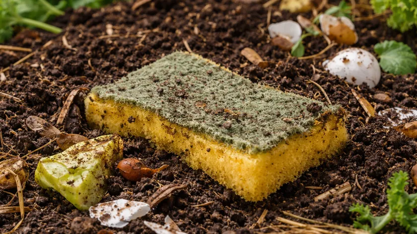 Eski Mutfak Süngerlerini Bahçede Kullanmanın Bitki Büyümesine Faydaları Açıklandı