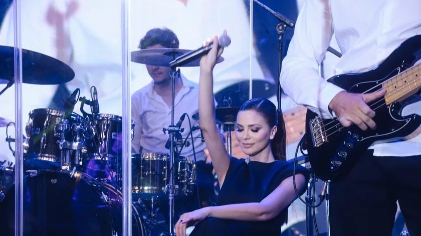 Milica Pavlović, Leskovca'da konser verdi.
