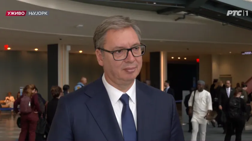 Sırbistan Cumhurbaşkanı Aleksandar Vučić, Birleşmiş Milletler Genel Kurulu toplantısına katıldı.