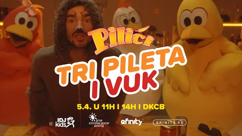 Sırbistan'ın Belgrad şehrinde "Üç Civciv ve Kurt" oyunu yeniden izleyiciyle buluşuyor.