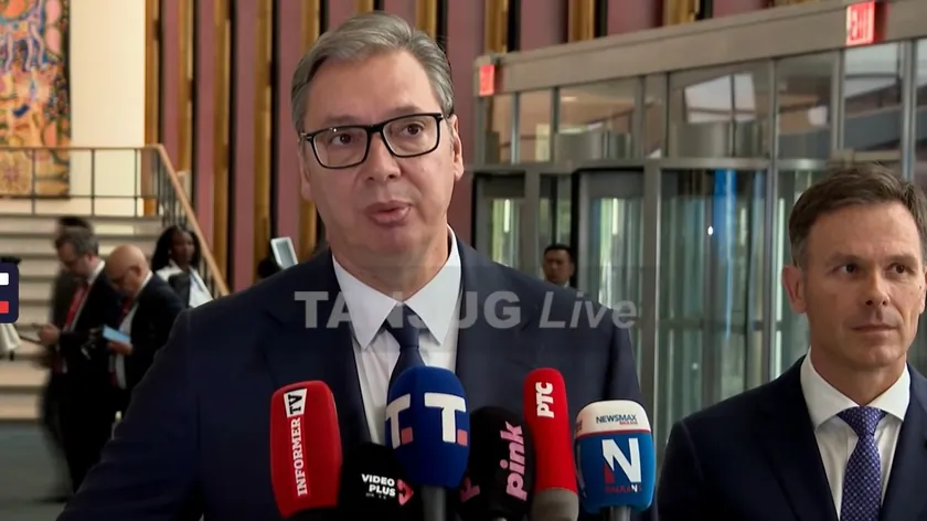 Sırbistan Cumhurbaşkanı Aleksandar Vučić, New York'ta "Bu hafta cumhurbaşkanlığı görevinden istifa edeceğim."