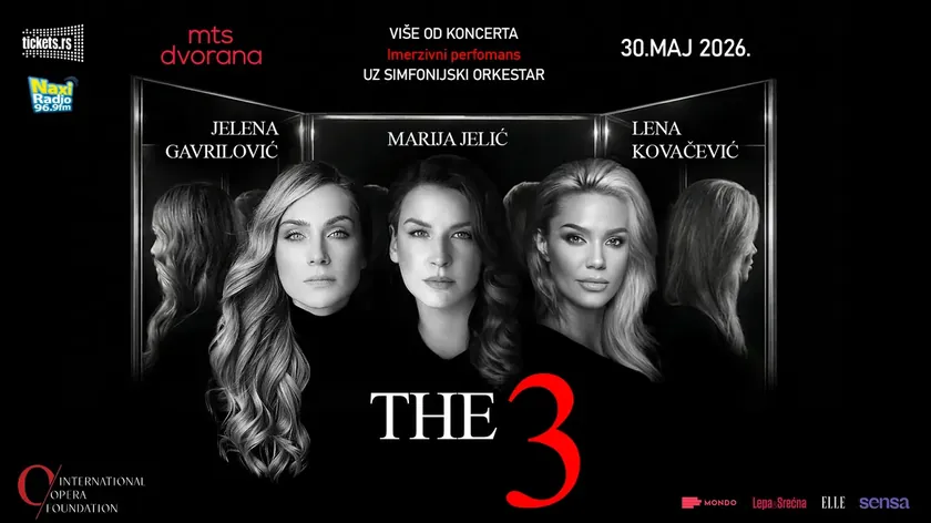 Sırbistan'da "THE 3" projesi pop, caz ve opera sanatçılarını buluşturuyor