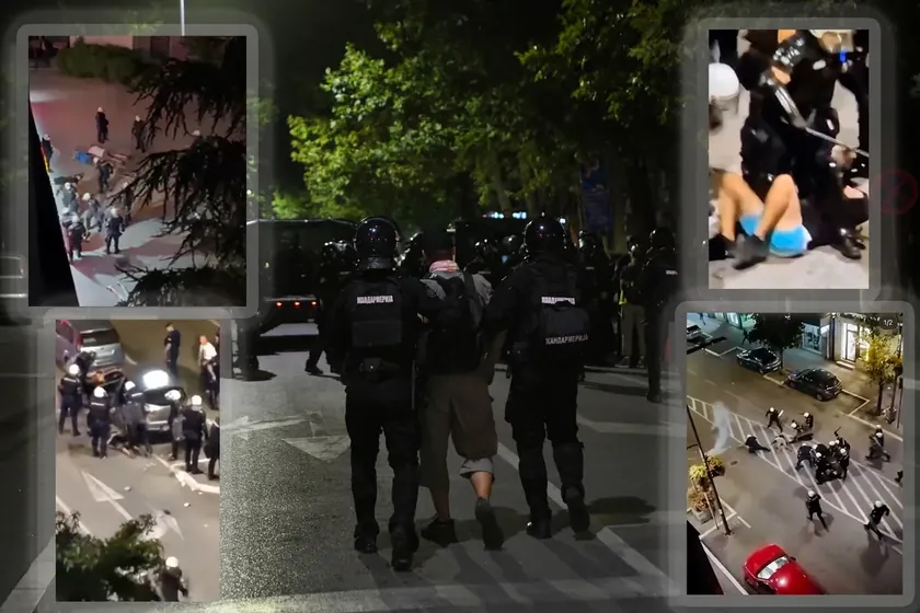 Valjevo'da büyük bir öğrenci protestosuna hazırlanılıyor Dozens of polis arabaları ve zırhlı araçlar şehre geliyor, girişlerde de müdahale oluyor.