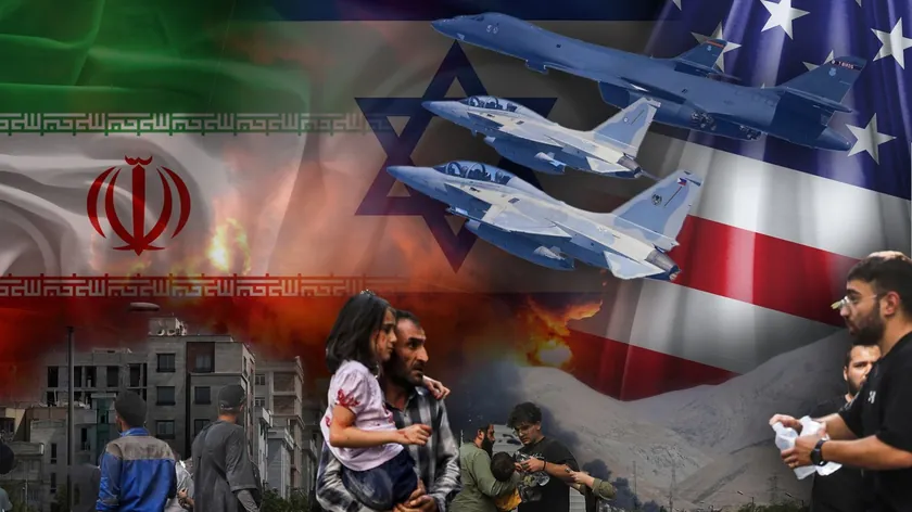 İran ABD İsrail Çatışması 18. Gününde Bağdat'ta Amerikan Büyükelçiliği Hedef Oldu