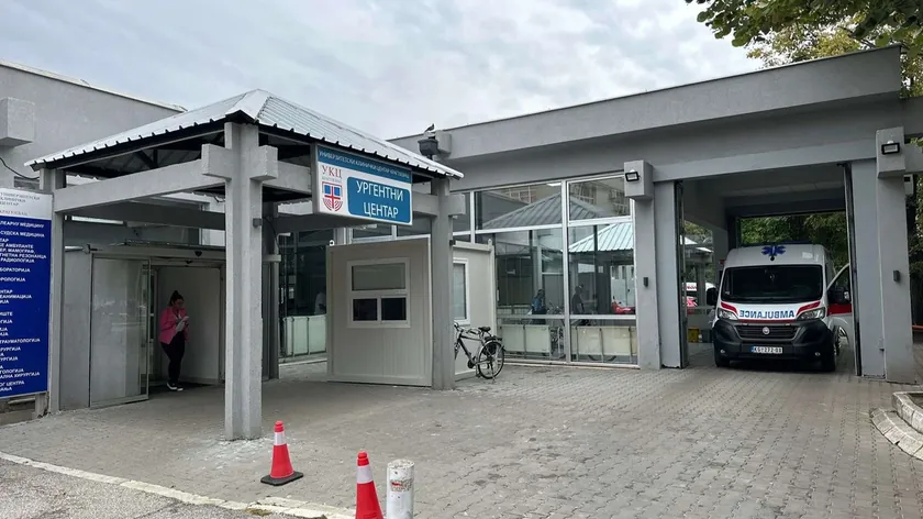 Kragujevcu'nda acil yardım ekipleri yoğun bir gün geçirdi.