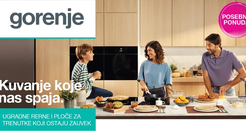 Sırpistan'da Gorenje, "Bizi Birleştiren Pişirme" kampanyasıyla özel bir teklif sunuyor.