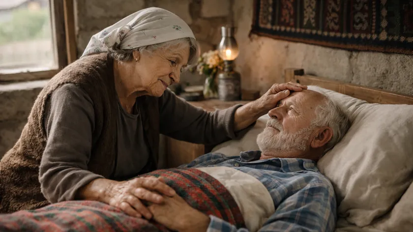 Sırbistan'da eşine 20 yıl bakan kadın, vefatından önce kocasının sözleriyle sarsıldı