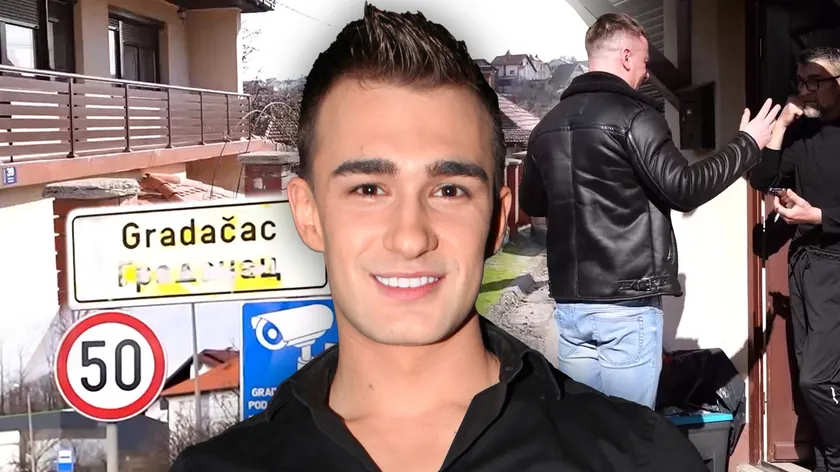 Haris Berković'in Gradačac'taki yaşamı: Babası aile evinde, kendisi annesi ve anneannesiyle.