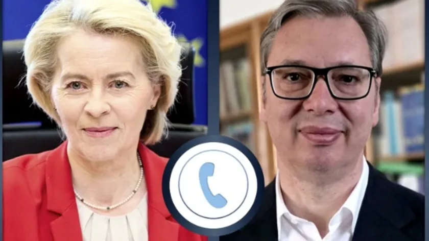 Sırbistan Cumhurbaşkanı Vucic Avrupa Komisyonu Başkanı Von der Leyen ile AB ilişkilerini ele aldı