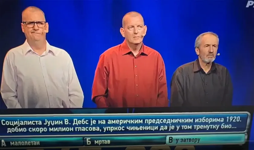 Sırbistan'da 'Potera' Yarışmasındaki 'Ölüler Oy Verir Ama Aday Olamaz' Yorumu Gündem Yarattı