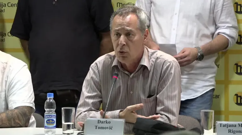 Darko TomoviÄ, MiÄanoviÄ'in konuşmasını yasaklayan karara ilişkin görüşlerini paylaştı.