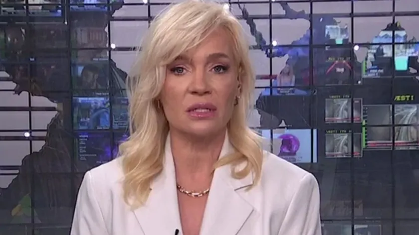 Sırp televizyon sunucusu canlı yayında yakın arkadaşı hakkında haber okudu.