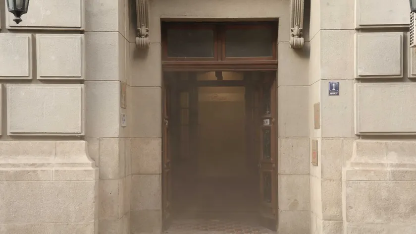 Sırbistan Hükümeti binasının yakınında meydana gelen yangının ilk görüntüleri İşte nasıl gelişti (Fotoğraf, Video)