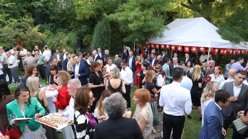 Şvajcarska'nın Devlet Bayramını kutlaması ve Beograd'da düzenlenen resmi bir resepsiyon