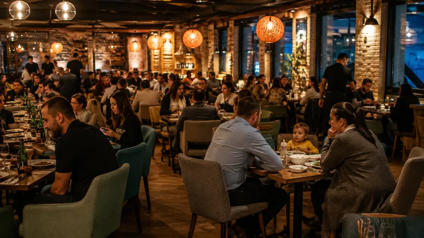 Sırbistan'da bir restoranda meydana gelen olay sosyal medyada tartışma yarattı.