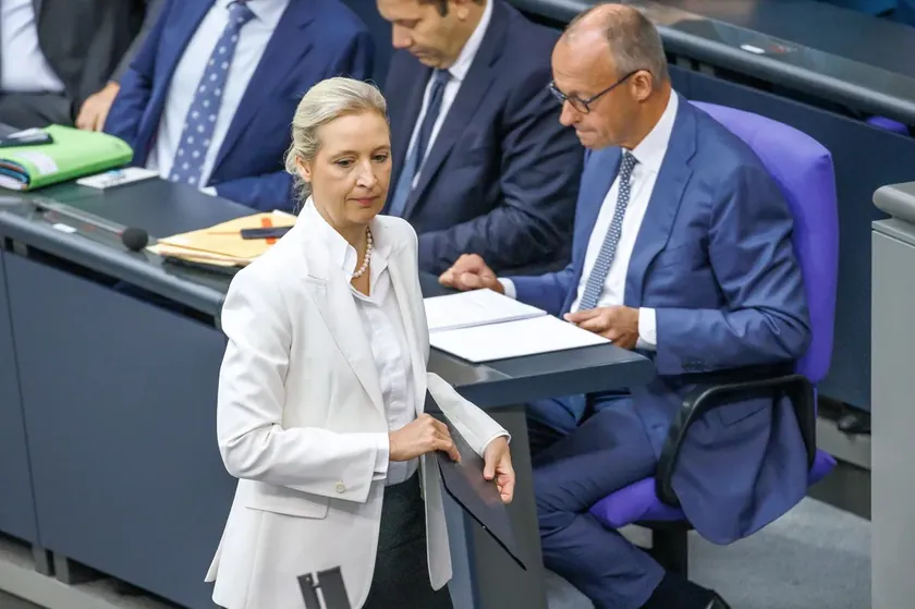 Nemačka Kanselyeri Fridrih Merç AfD'yi Etnik Temizlemeye Yönelik Bir Hareket Olarak Gördü