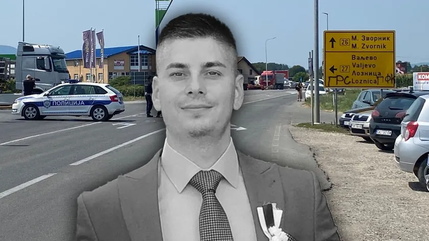 Loznica, iki yıl önce öldürülen polis memuru Nikola Krsmanović'i unutmadı.