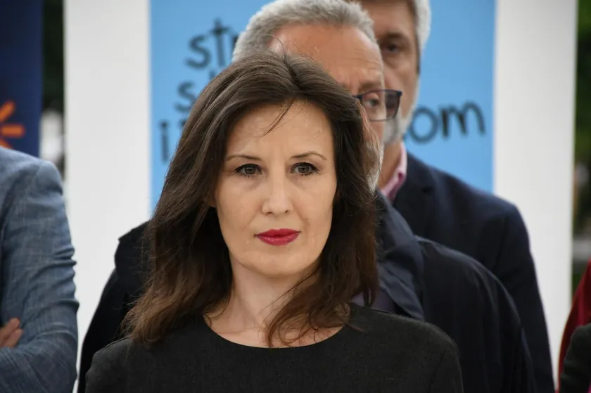 Hırvat milletvekili Dalija Orešković'e elektrik çarpması sırasında yaşanan olay