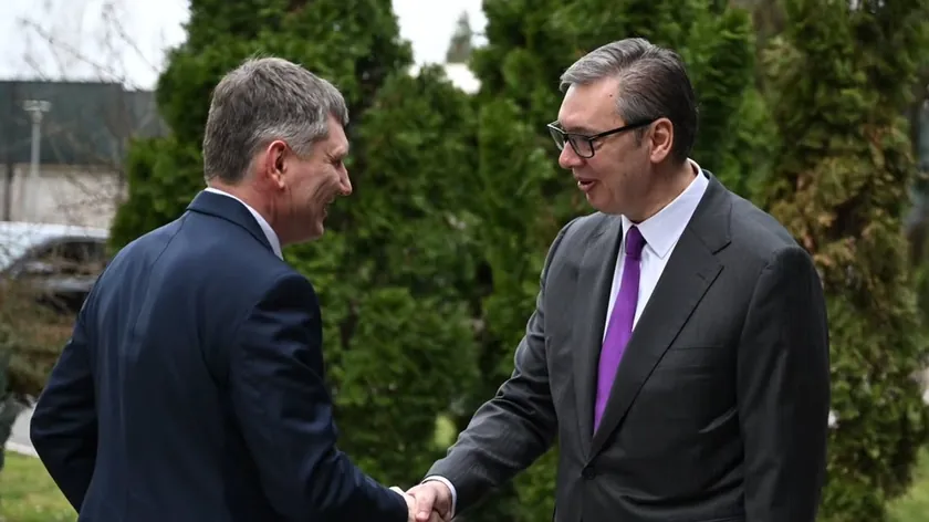 Sırbistan Cumhurbaşkanı Vucic, Rus Bakan Reşetnikov ile enerji ve ekonomi istikrarını görüştü