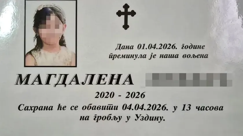 Sırbistan'ın Pančevo şehrindeki yangında hayatını kaybeden kızın cenazesi belli oldu