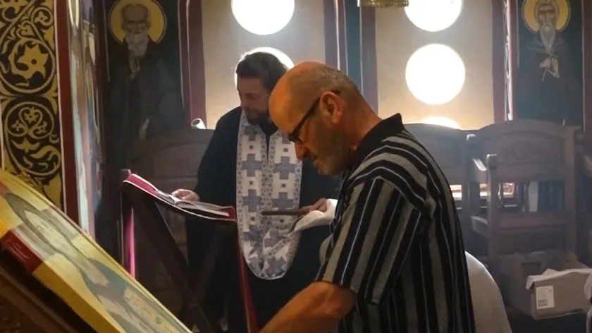 Sırbistan'da Dalj'da binlerce Hristiyan Preobraženje bayramını kutladı.
