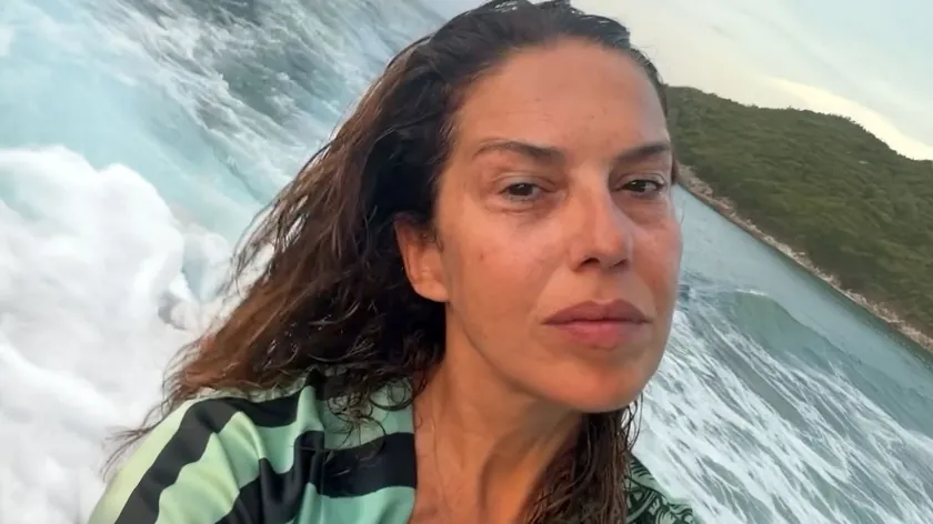 Nataša Ninković (54) doğal görünümüyle dikkat çekti.