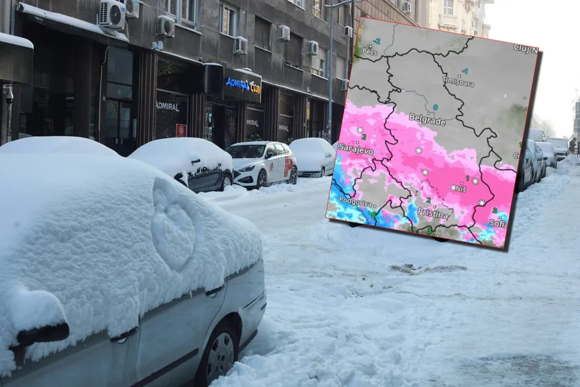 Sırbistan’da bugün 15 cm kadar kar yağışı bekleniyor