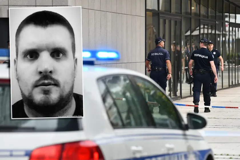 Sırbistan Yeni Belgrad'da benzin istasyonu olayına karışan Dejan Vuksanović aranıyor.