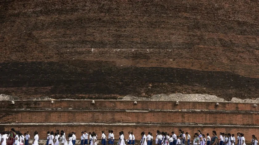 Sri Lanka'daki Antik Jetavanaramaya Stupası 1700 Yıl Sonra Halen Ayakta