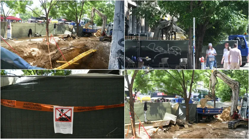 Belgrad'da Yasa Dışı İnşaat Çalışmaları Hafta Sonu Sürdü, Polis Müdahale Etmeyi Reddetti
