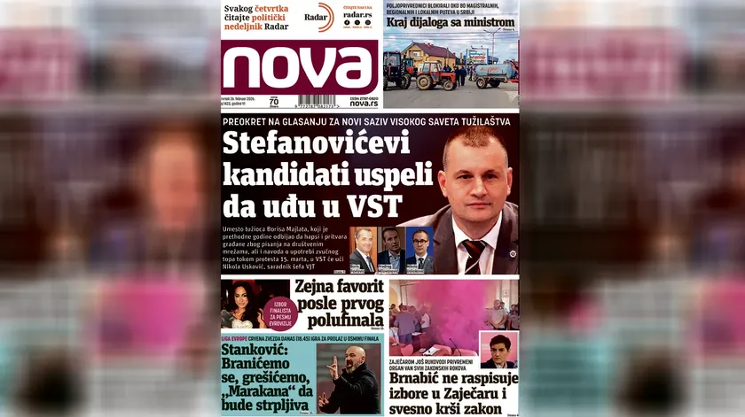 Sırbistan'da çiftçiler 80'e yakın yolu bloke etti bakanla diyaloğu sonlandırdı