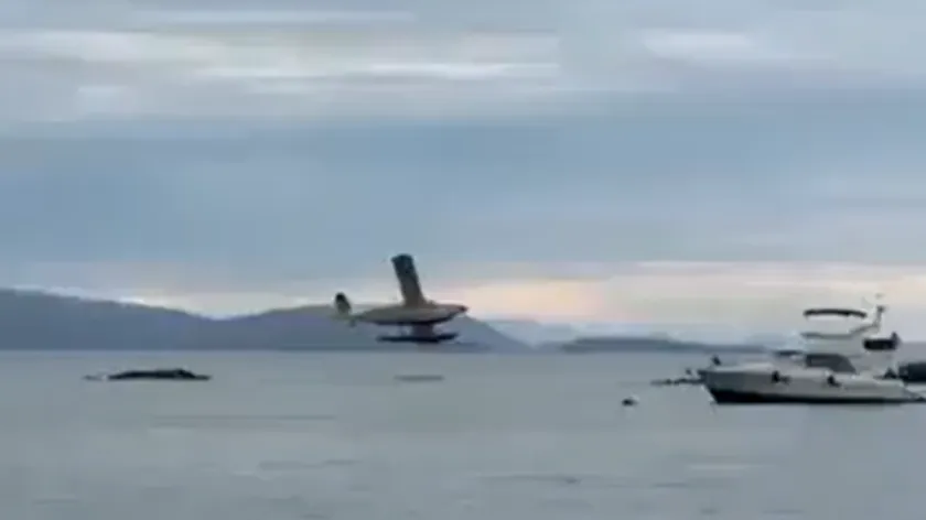 Sırbistan'da bir hidroavion kazası sonucu dört kişi yaralandı.