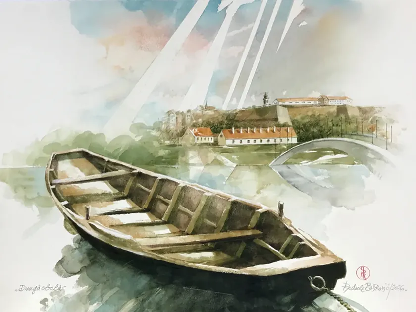 Sırbistan'ın Novi Sad Şehrinde Radule Bošković Sulu Boya Sergisi Açılıyor