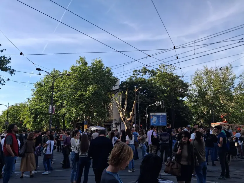 Sırbistan'da Hukuk Fakültesi önündeki olay vatandaşların güvenliğini sorgulatıyor