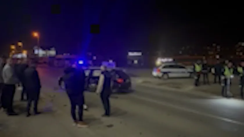 Sırbistan Novi Pazar'da trafik kazası: İki çocuk hafif şekilde yaralandı