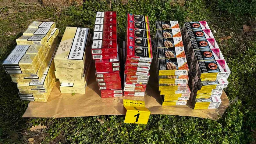 Sırbistan Kikinda'da yasa dışı sigara ve adaleti engelleme suçlarından gözaltı