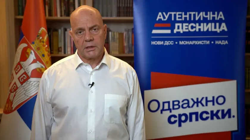 Sırp milletvekili Aleksandar Pavičić, yaklaşan seçimlerde Autentik Sağ - Dr Miloš Jovanović listesinden aday olacak.