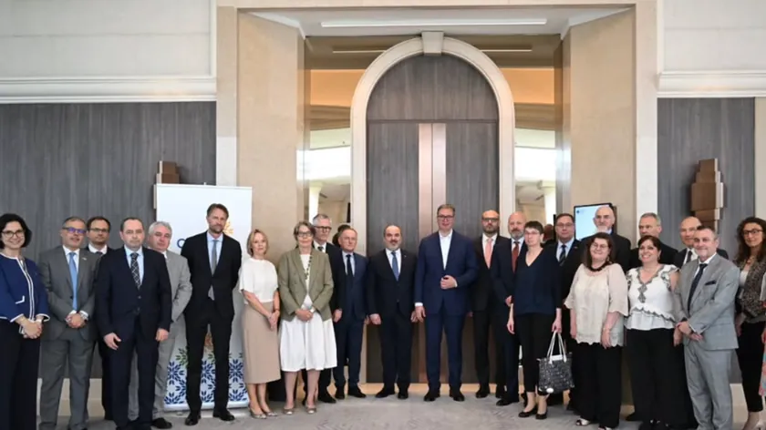 Sırbistan Cumhurbaşkanı Vucic AB elçileriyle genişleme politikalarını görüştü