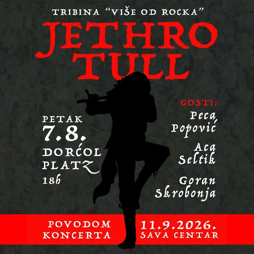 Jethro Tull ve ilgili bir panel Beograd'da düzenlenecek.