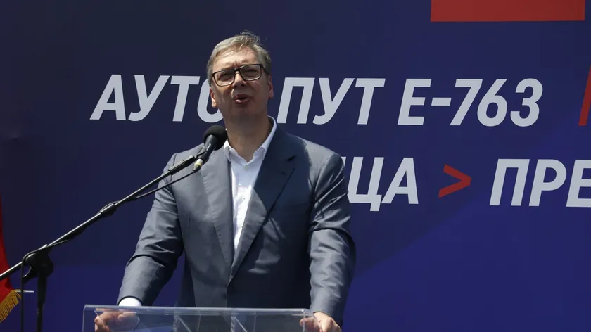 Sırbistan Cumhurbaşkanı Vucic, Morava Koridoru'nun yeni kesiminin açılışını duyurdu.