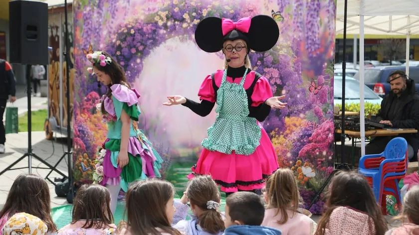 Sırbistan Borça Stop Shop AVM'de Paskalya Şenliği Çocukları Eğlenceyle Buluşturdu