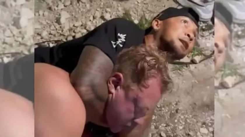 Endonezya'nın Bali adasında kadınları taciz eden Rus turist boğulma tehlikesi geçirdi