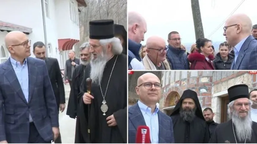 Sırbistan'da SNS Lideri Vučević Manastır Ziyaretinde Adil Kampanya Vurgusu Yaptı