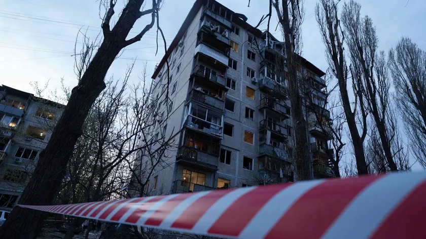 Ukrayna'nın Kiev Bölgesi Rus Drone Saldırısında Kreş ve Konutlar Hasar Gördü