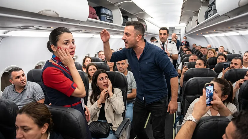 Türk Hava Yolları uçuşunda şok edici olay