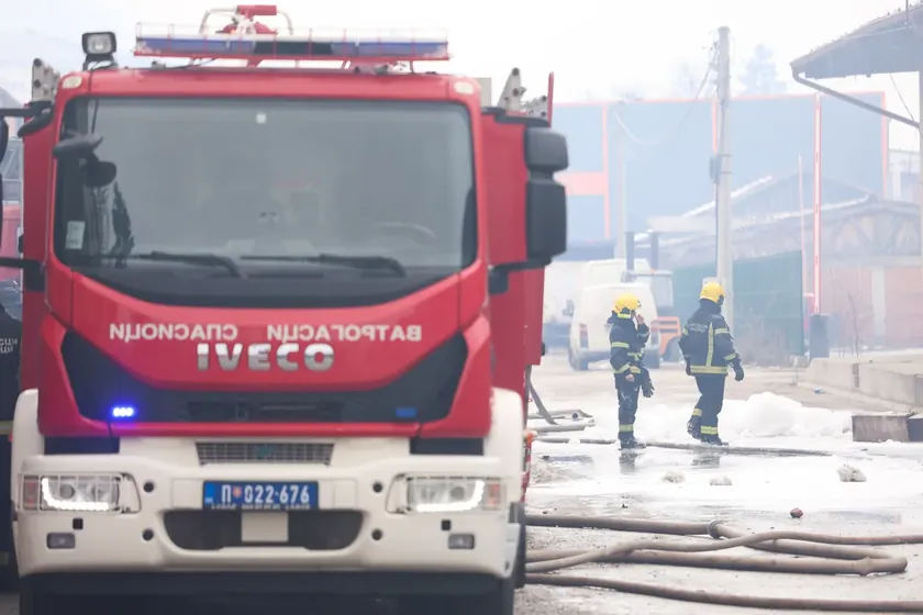 Ripnju'da bir ev yangınında yaşanan dramatik olay