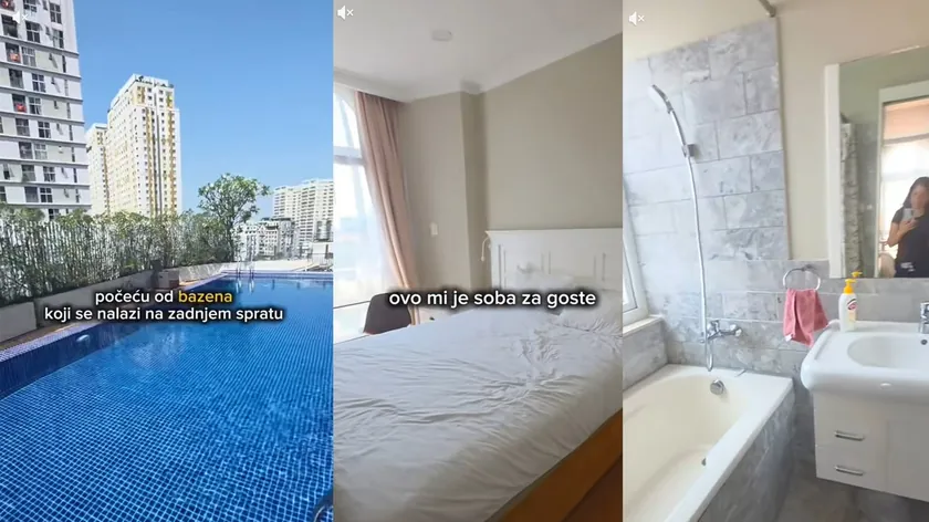 Sırp Bojana Vietnam'da Havuzlu İki Odalı Daire Kirasını Açıklayarak Şaşırttı