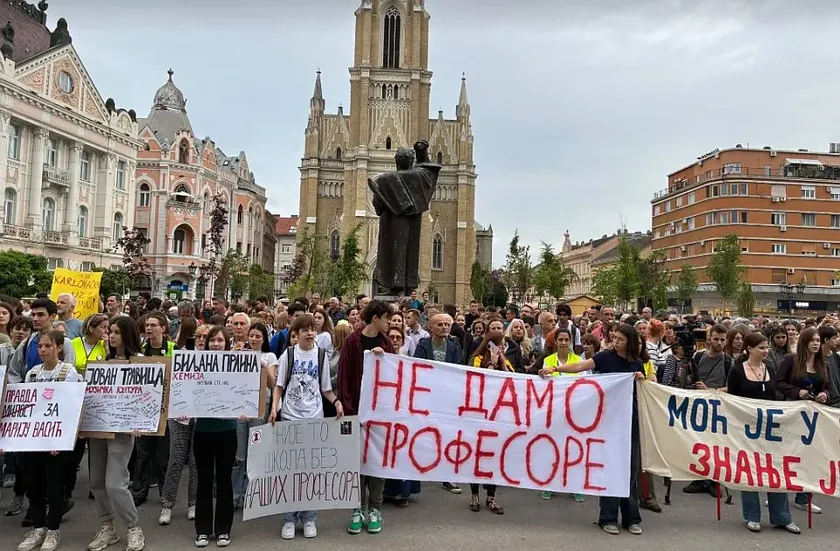 Sırp öğrencilerin yaşadığı olayları sergileyecek bir protesto etkinliği düzenlenecek.