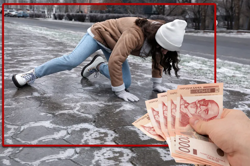 Kış Koşulları Nedeniyle Sırbistan'da Kaza Riski Arttı